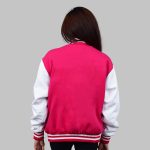 Letterman Jackets Women Pink