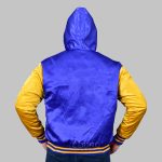 Satin Varsity Jacket Men