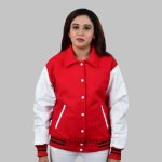 Women Varsity Jackets Red