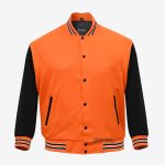 Custom Orange Varsity Jackets